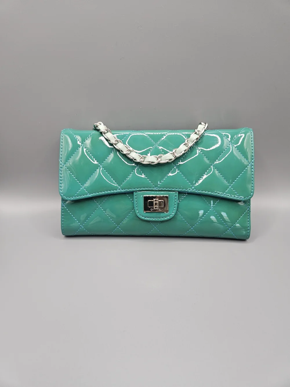 💚CHANEL 2.55 Reissue Patent Leather L Flap Wallet💚
